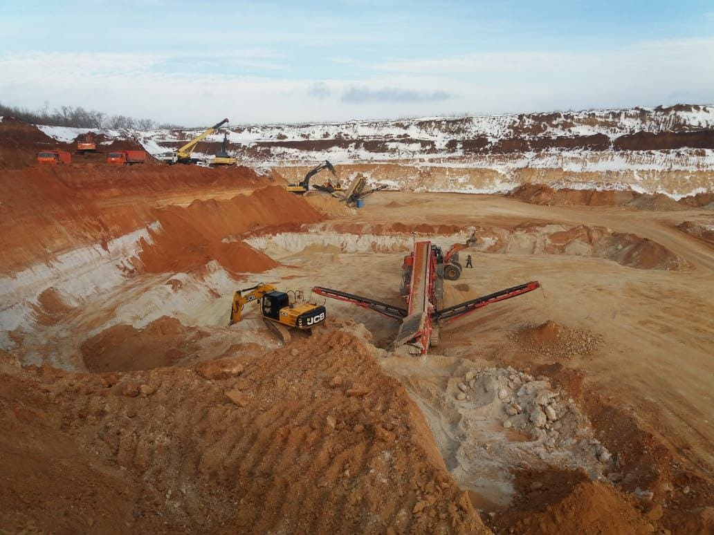 Сортировка песка и ПГС в Белгородской области — производительность 550 т/ч