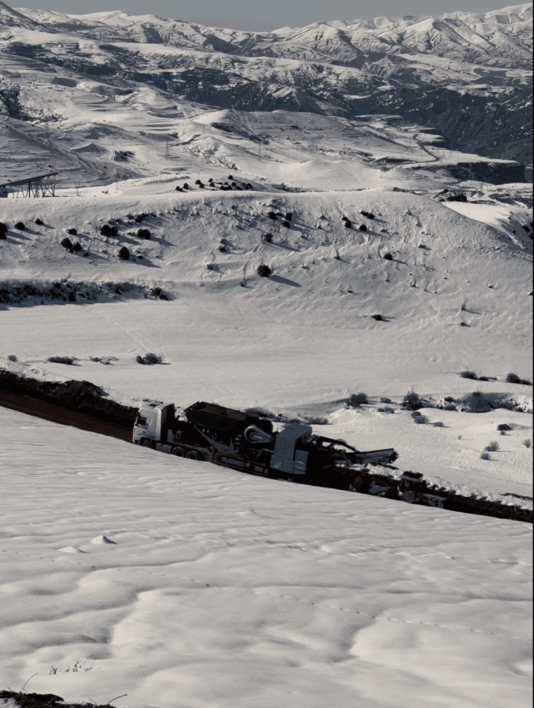 Дробильно-сортировочный комплекс SUNWARD в горах Армении