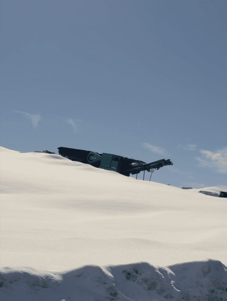 Дробильно-сортировочный комплекс SUNWARD в горах Армении